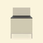 Pilotis griddle module with black ceramic worktop.
::visuel:noir