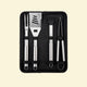 Set of 4 stainless steel spatulas