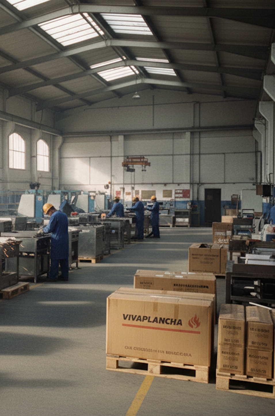Vivaplancha’s first manufacturing workshops, the beginning of the brand’s industrial and craft journey